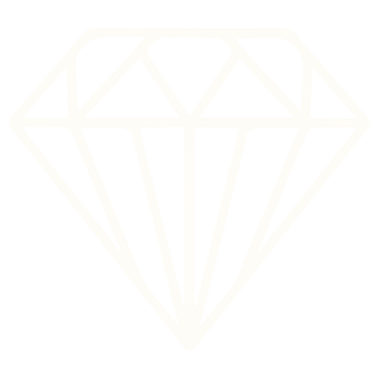 White online illustration of a diamond