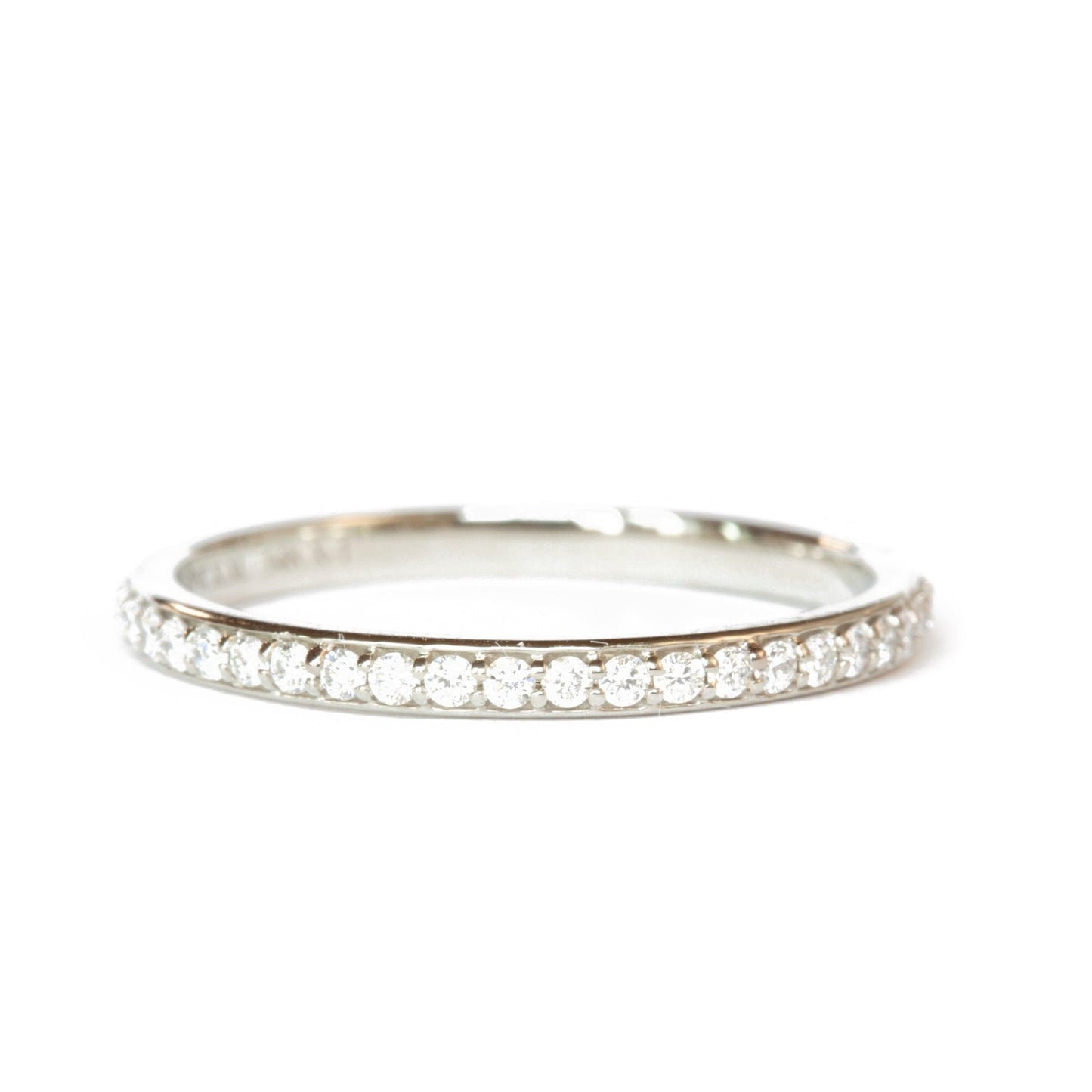 The Infinity Diamond Pavé Band - W.R. Metalarts