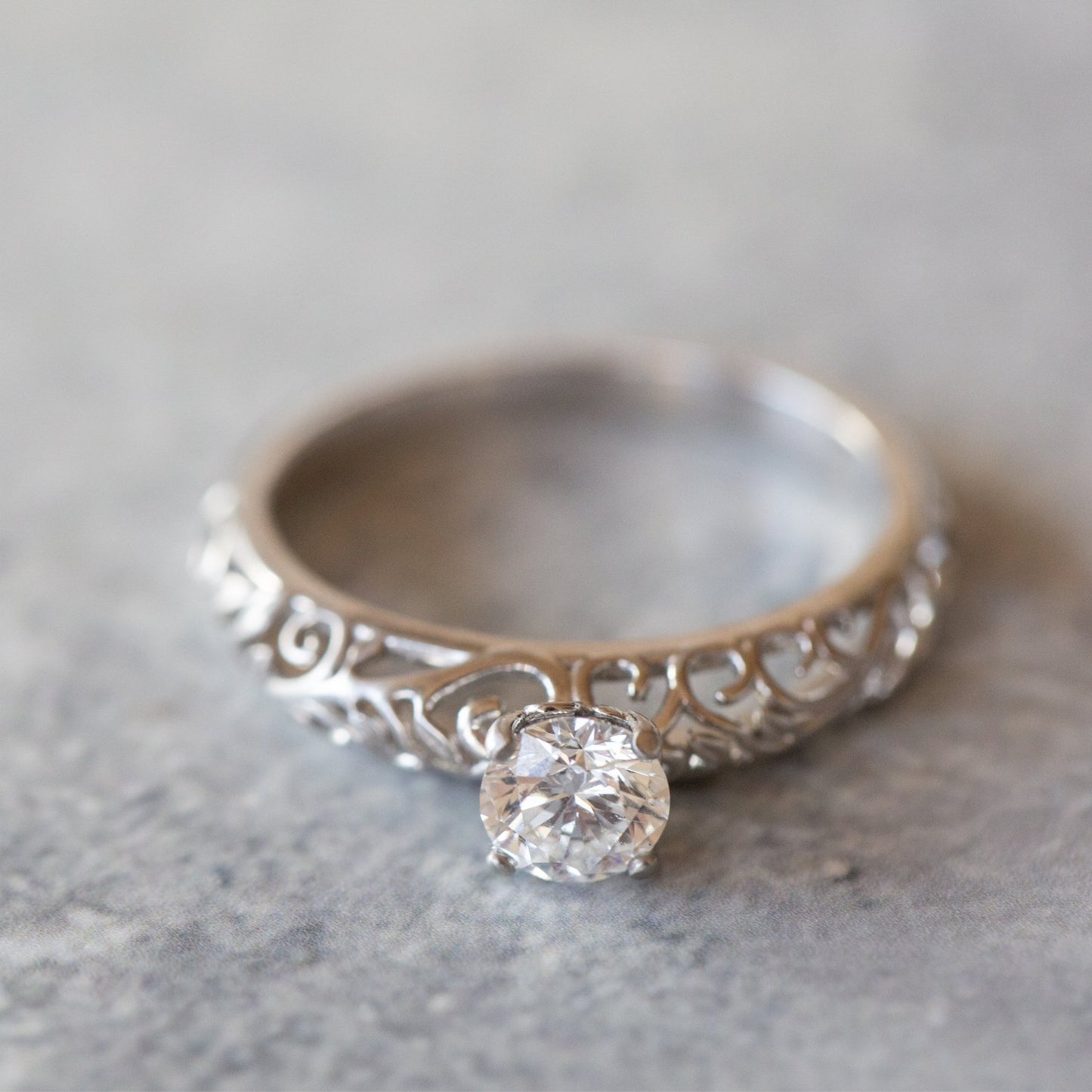 The Modern Vintage Botanical Ring - W.R. Metalarts