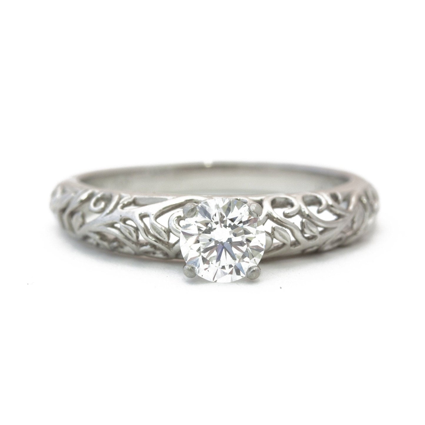 The Modern Vintage Botanical Ring - W.R. Metalarts