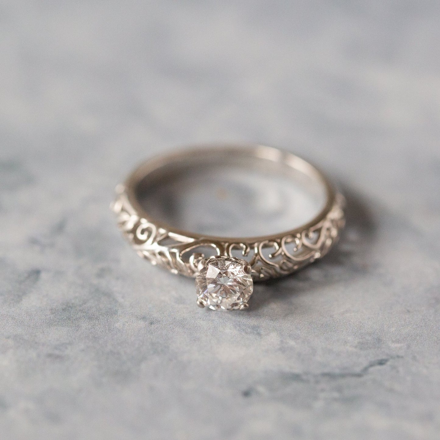 The Modern Vintage Botanical Ring - W.R. Metalarts
