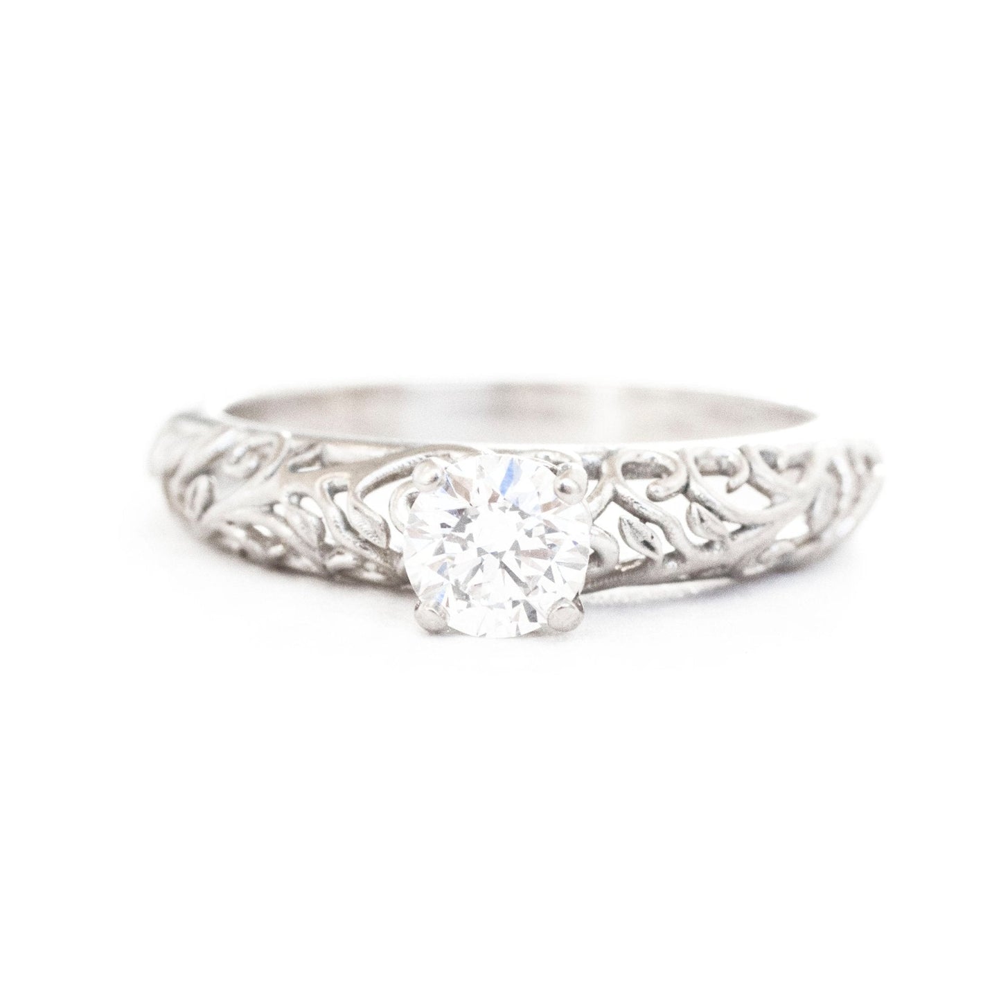 The Modern Vintage Botanical Ring - W.R. Metalarts