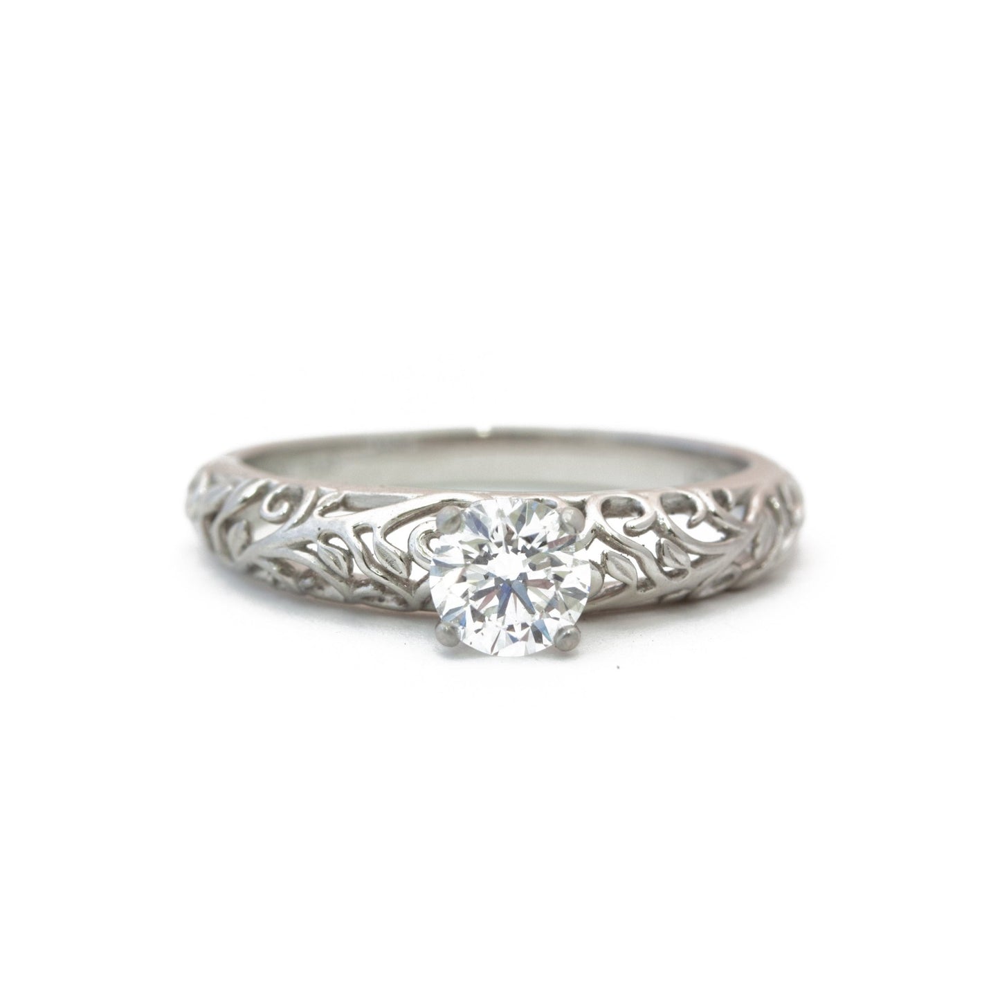 The Modern Vintage Botanical Ring - W.R. Metalarts