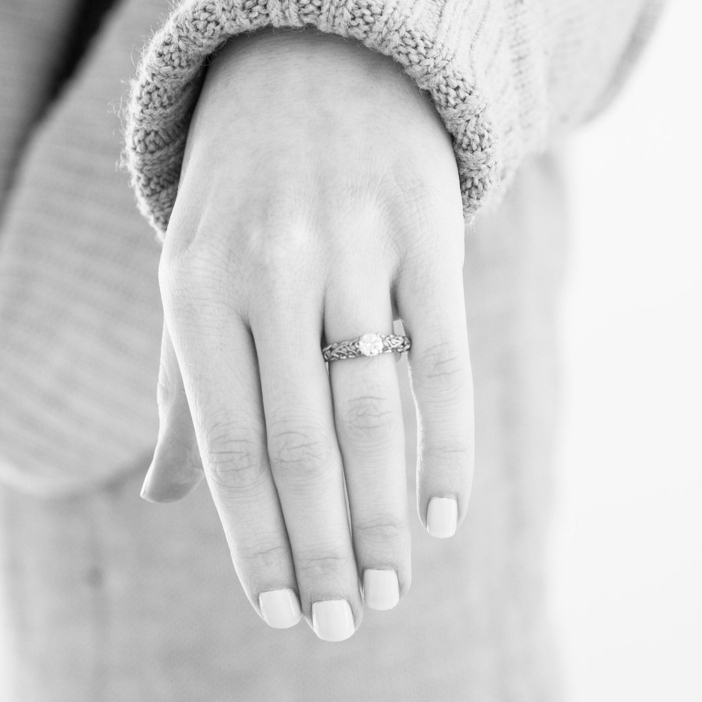 The Modern Vintage Botanical Ring - W.R. Metalarts