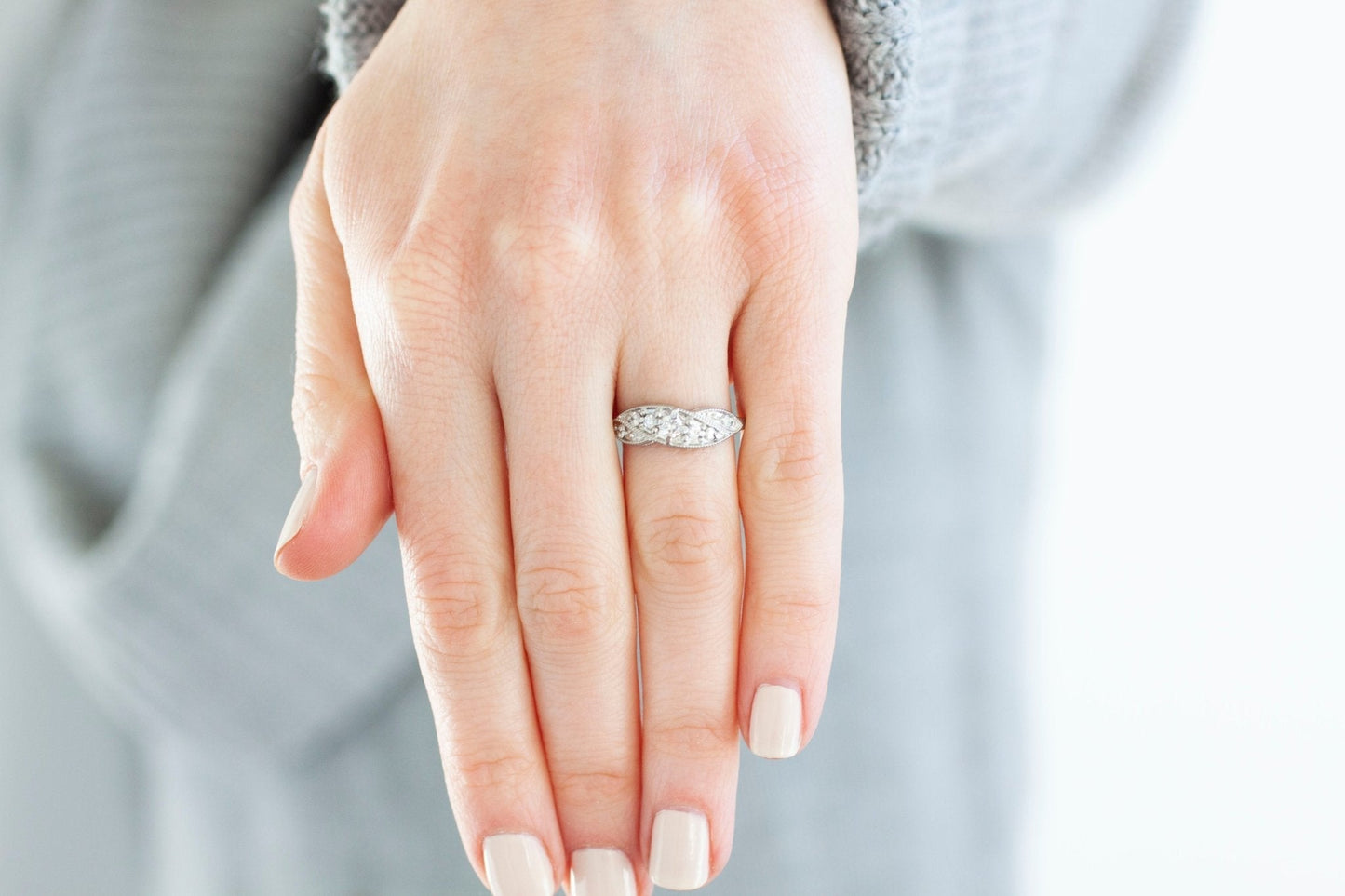 The Modern Vintage Cocktail Ring - W.R. Metalarts