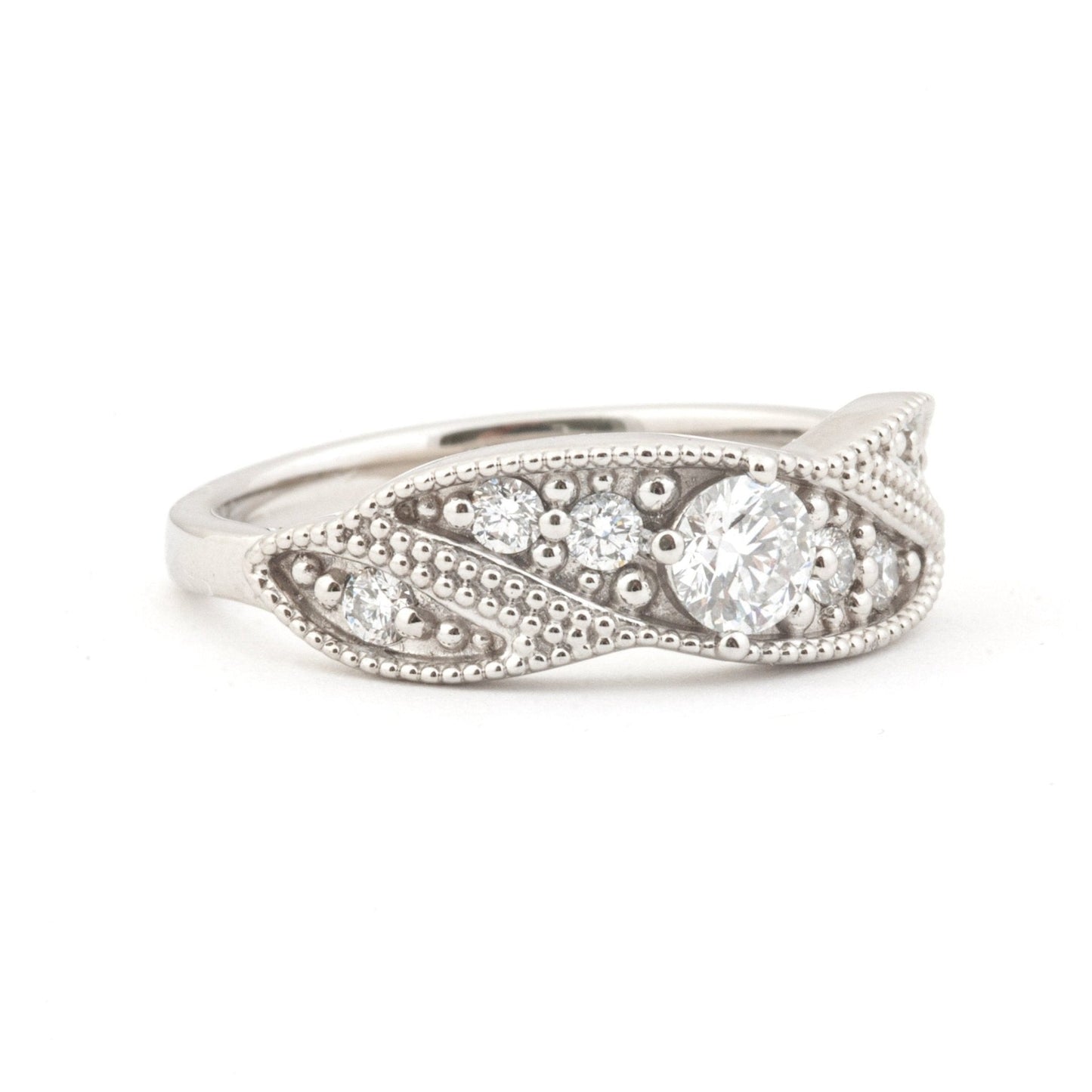 The Modern Vintage Cocktail Ring - W.R. Metalarts