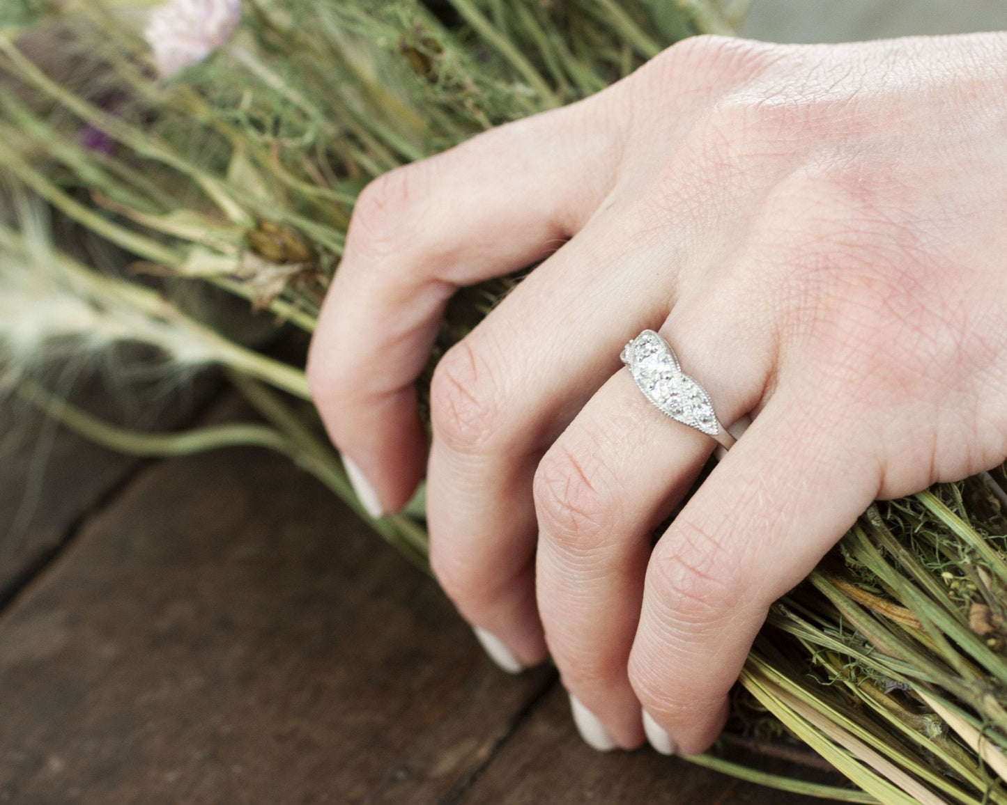The Modern Vintage Cocktail Ring - W.R. Metalarts