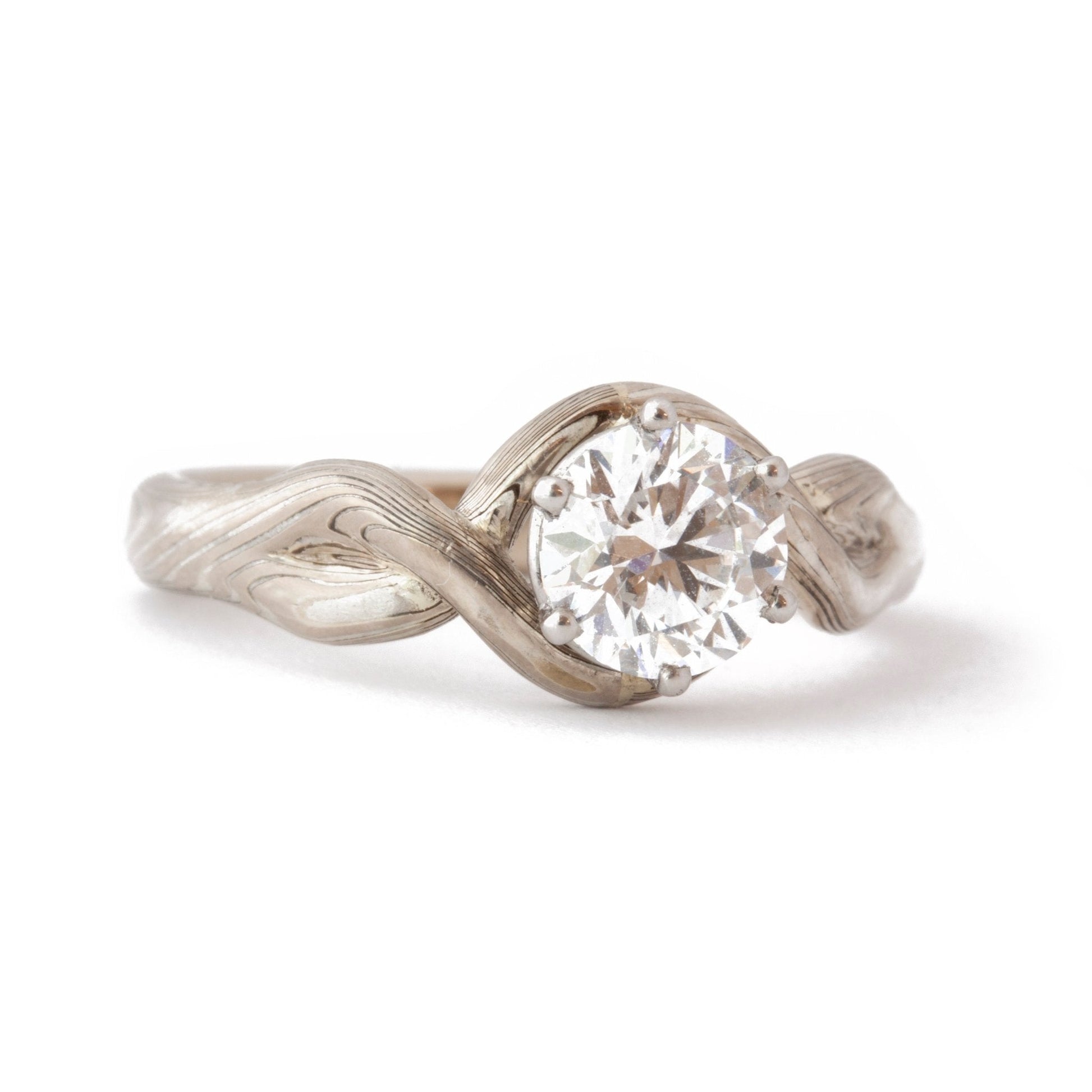 The Mokume Twist Ring - W.R. Metalarts