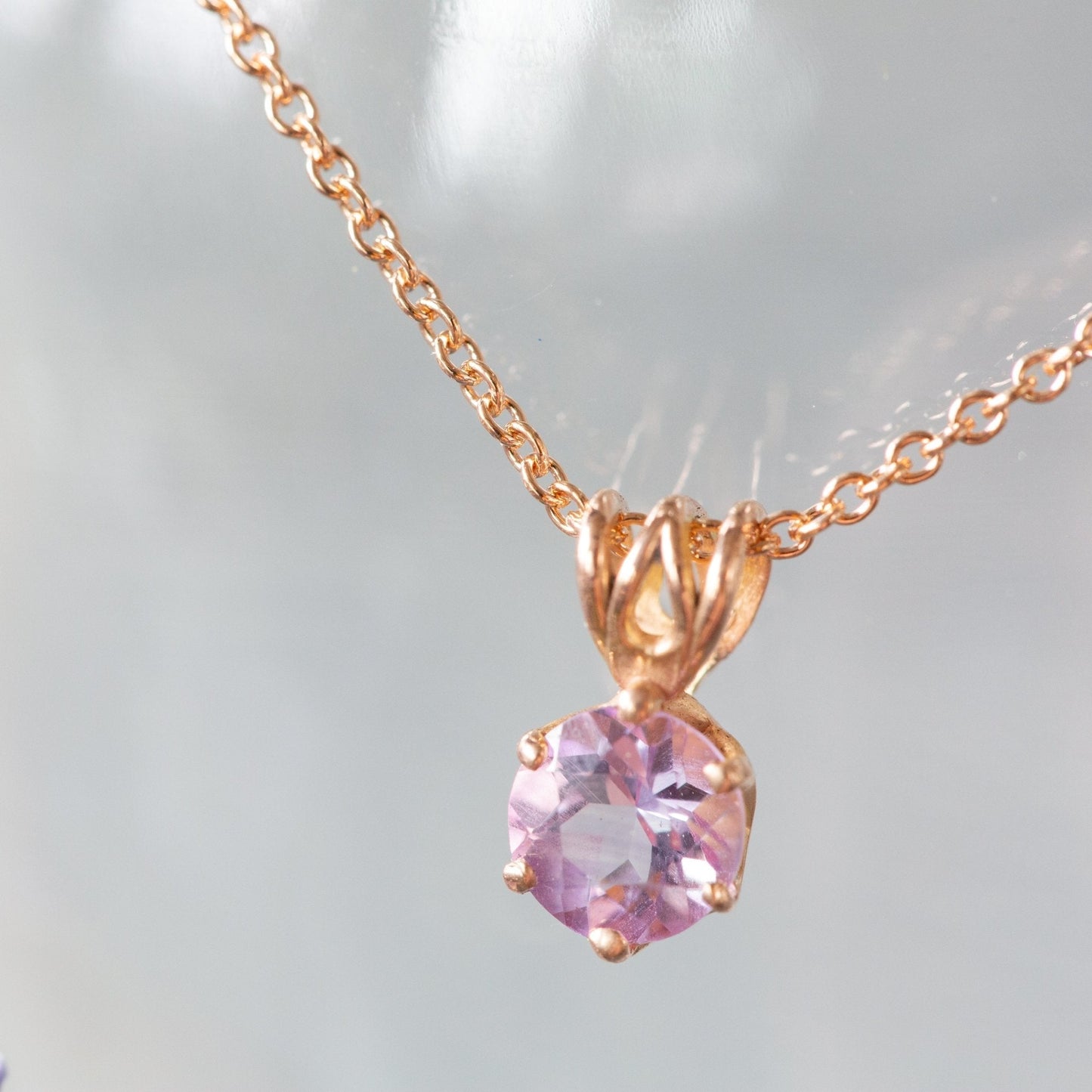 The Montana Amethyst Pendant - W.R. Metalarts