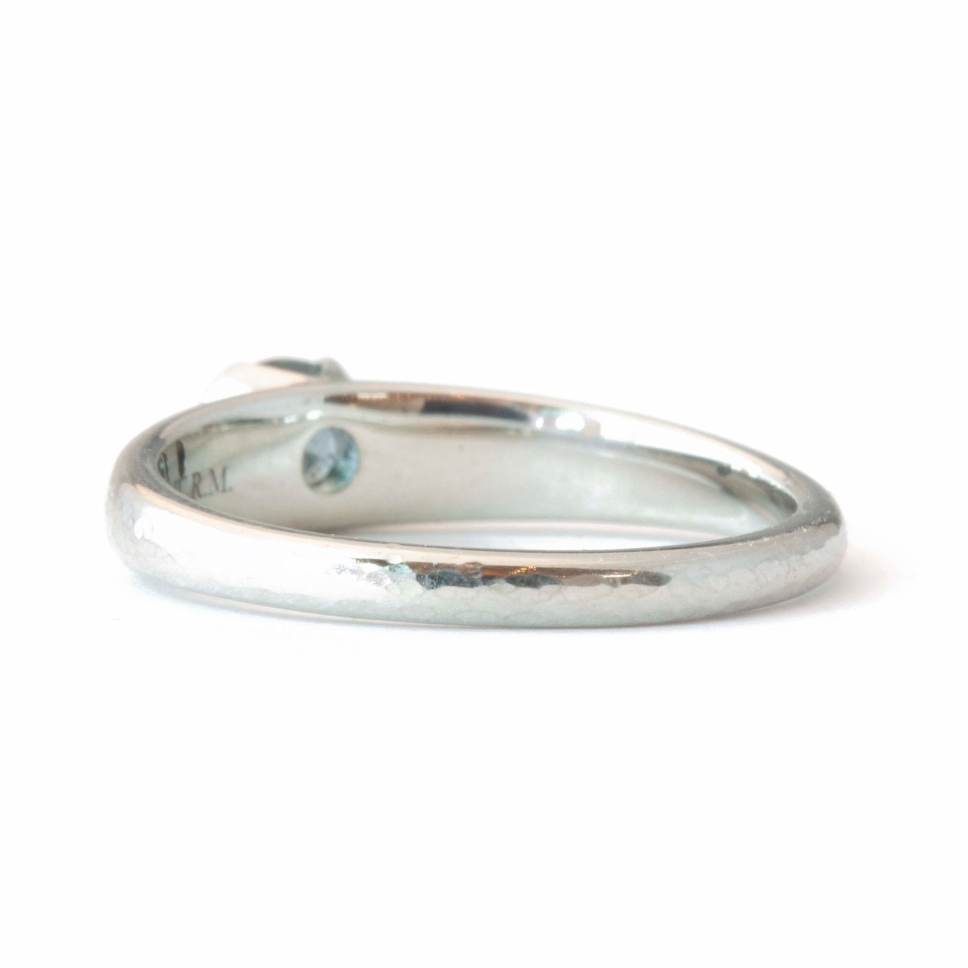 The Montana Sapphire Solitaire - W.R. Metalarts