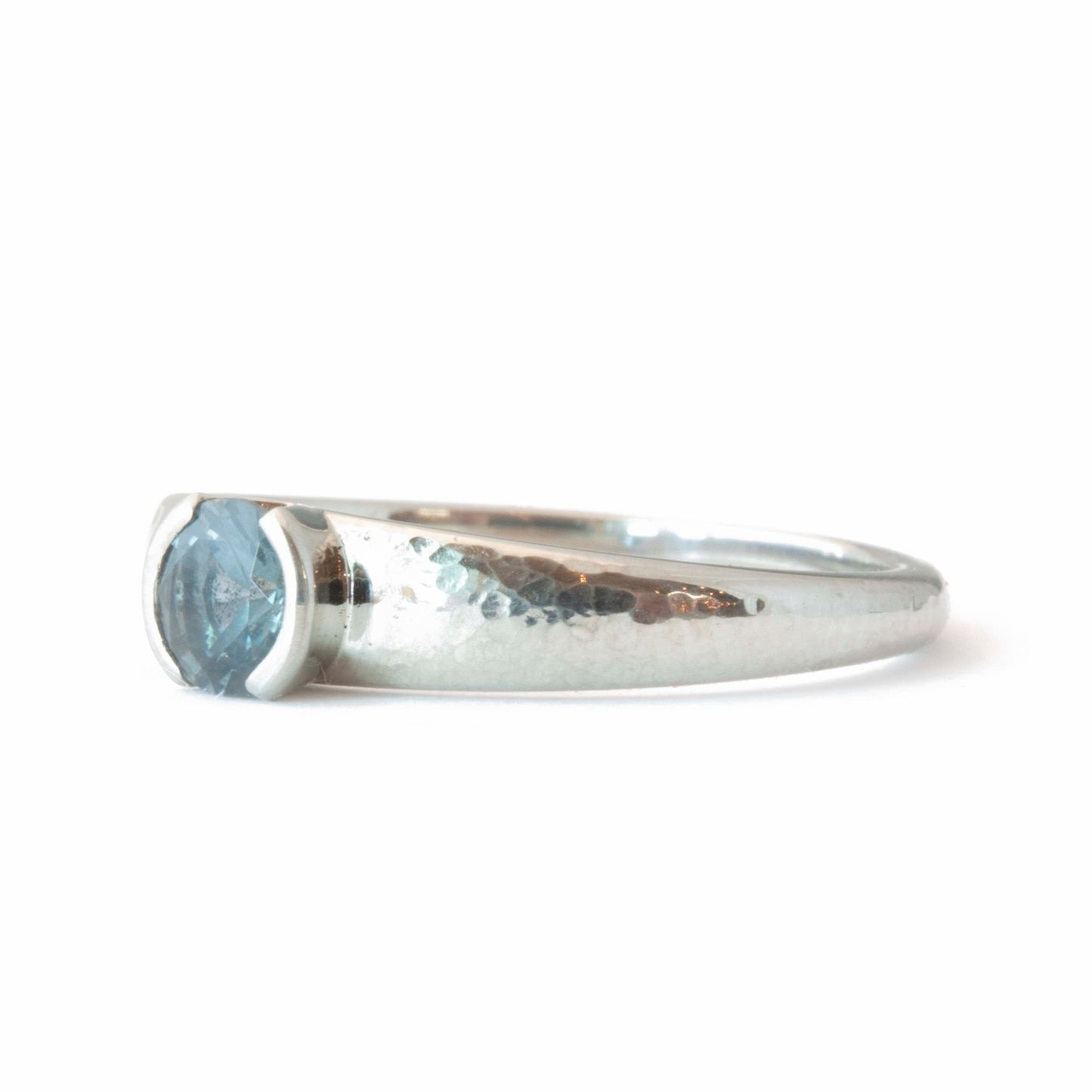 The Montana Sapphire Solitaire - W.R. Metalarts