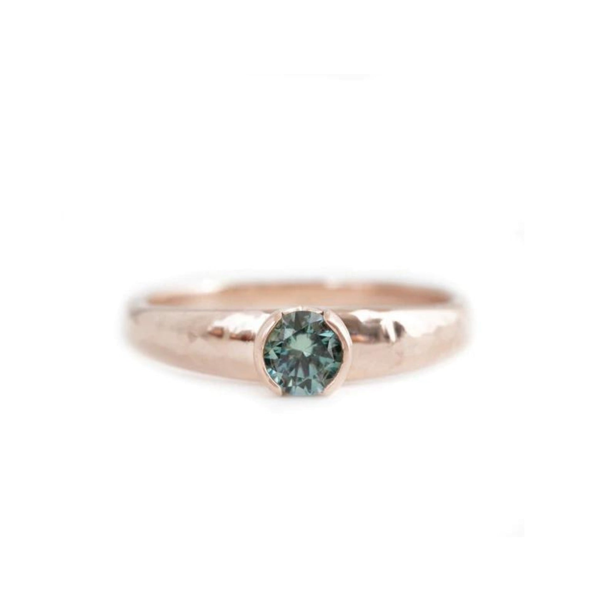 The Montana Sapphire Solitaire - W.R. Metalarts