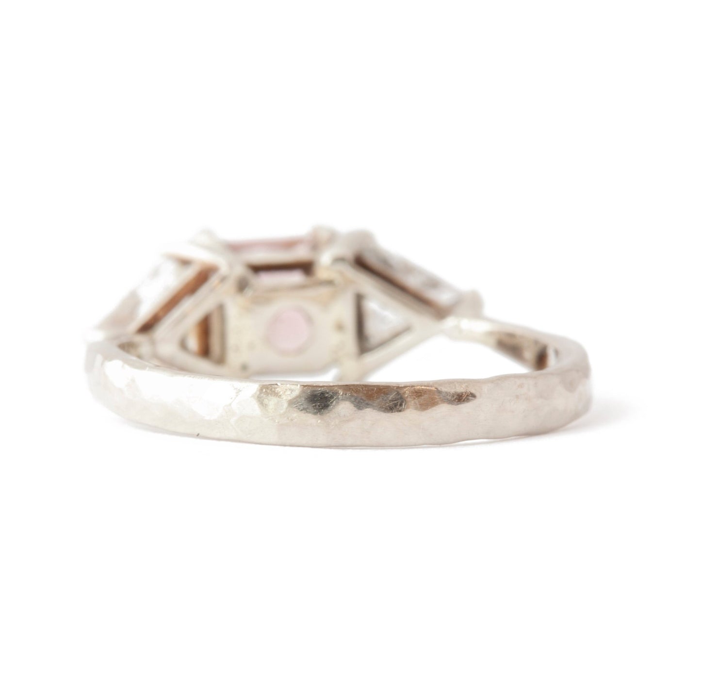 The Pink Princess Cut Ring - W.R. Metalarts