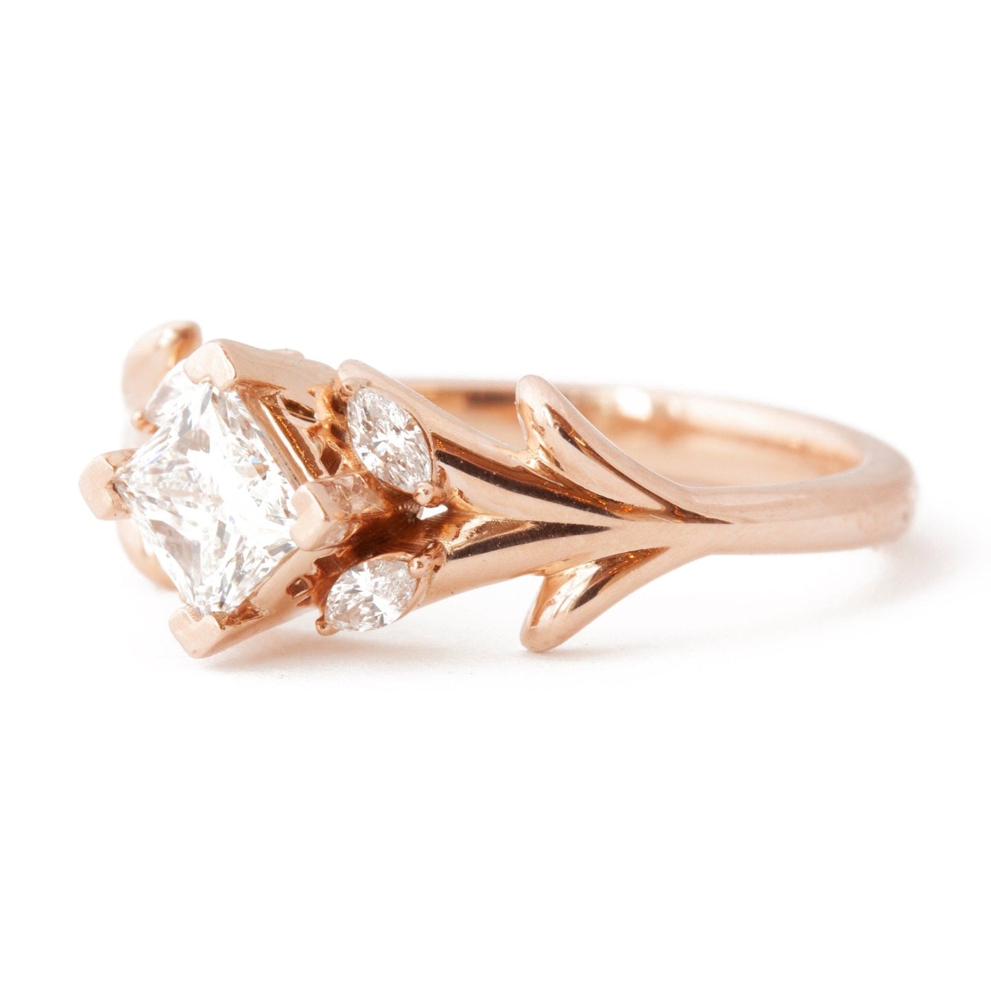 The Princess Olive Branch Ring - W.R. Metalarts