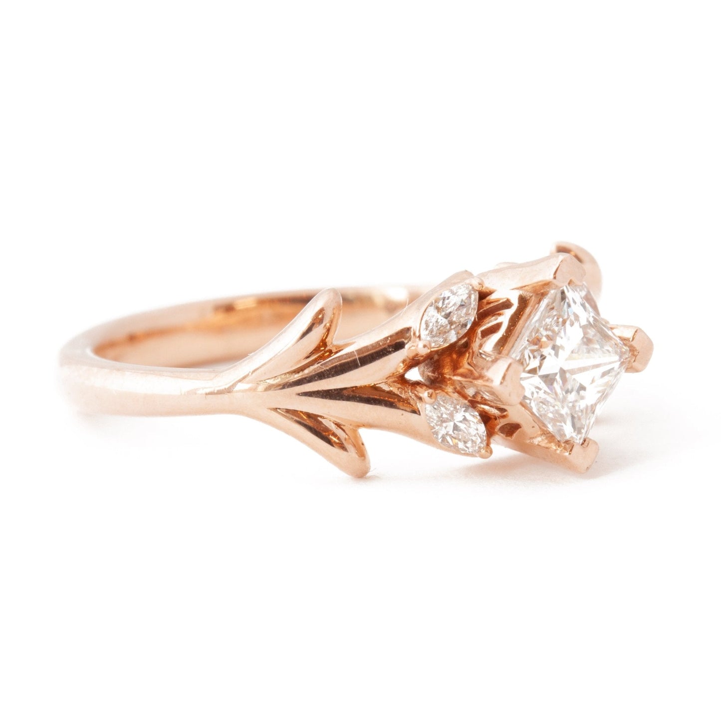 The Princess Olive Branch Ring - W.R. Metalarts