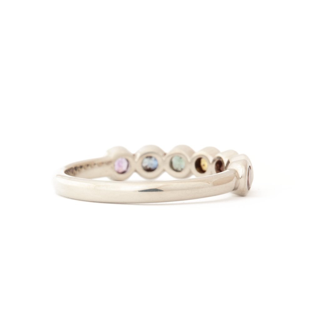 The Seven Stone Rainbow Ring - W.R. Metalarts