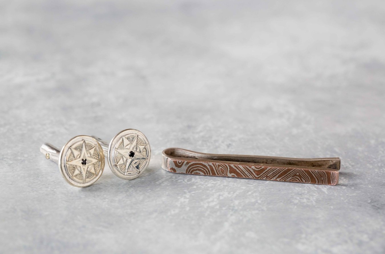 The Topography Tie Bar - W.R. Metalarts