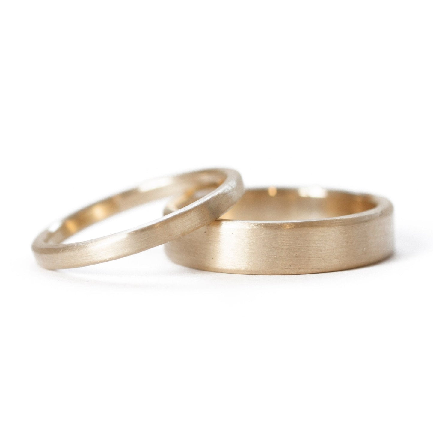 The Yellow Gold Band (Flat Profile) - W.R. Metalarts