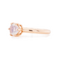 The Oregon Opal Solitaire (Ready to ship in size 6.75)