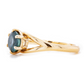The Fairmined Split Shank MOYO Sapphire Solitaire (Ready to ship in size 6.5)