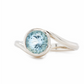 The Aquamarine Embrace Full Bezel (Ready to ship in size 5.75)