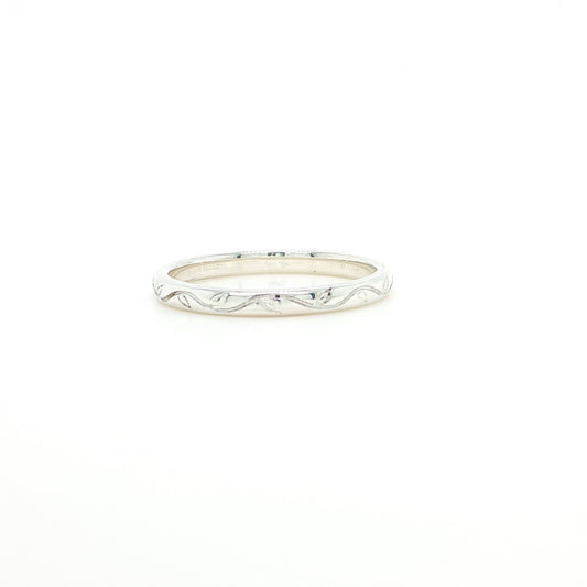 The Fairmined Vine Ring (Ready to ship in sterling silver size 9)