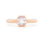 The Oregon Opal Solitaire (Ready to ship in size 6.75)
