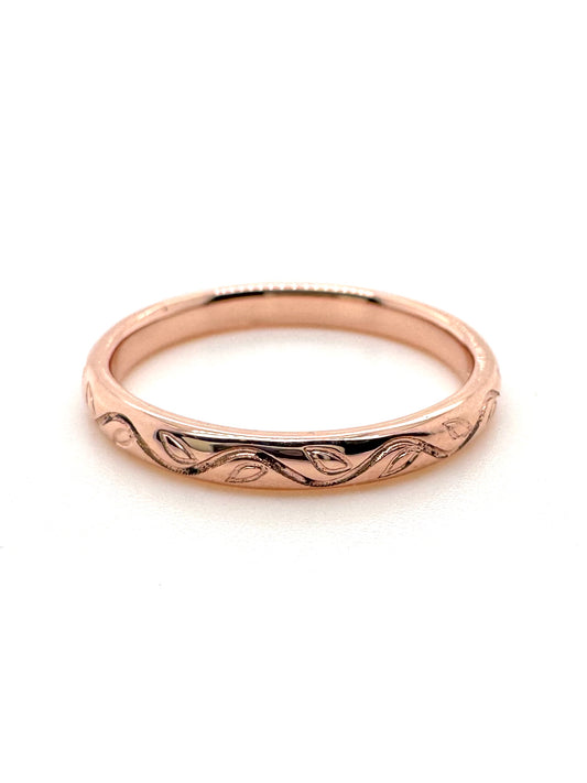 The Fairmined Vine Ring (Ready to ship in 14K rose gold size 5.75)
