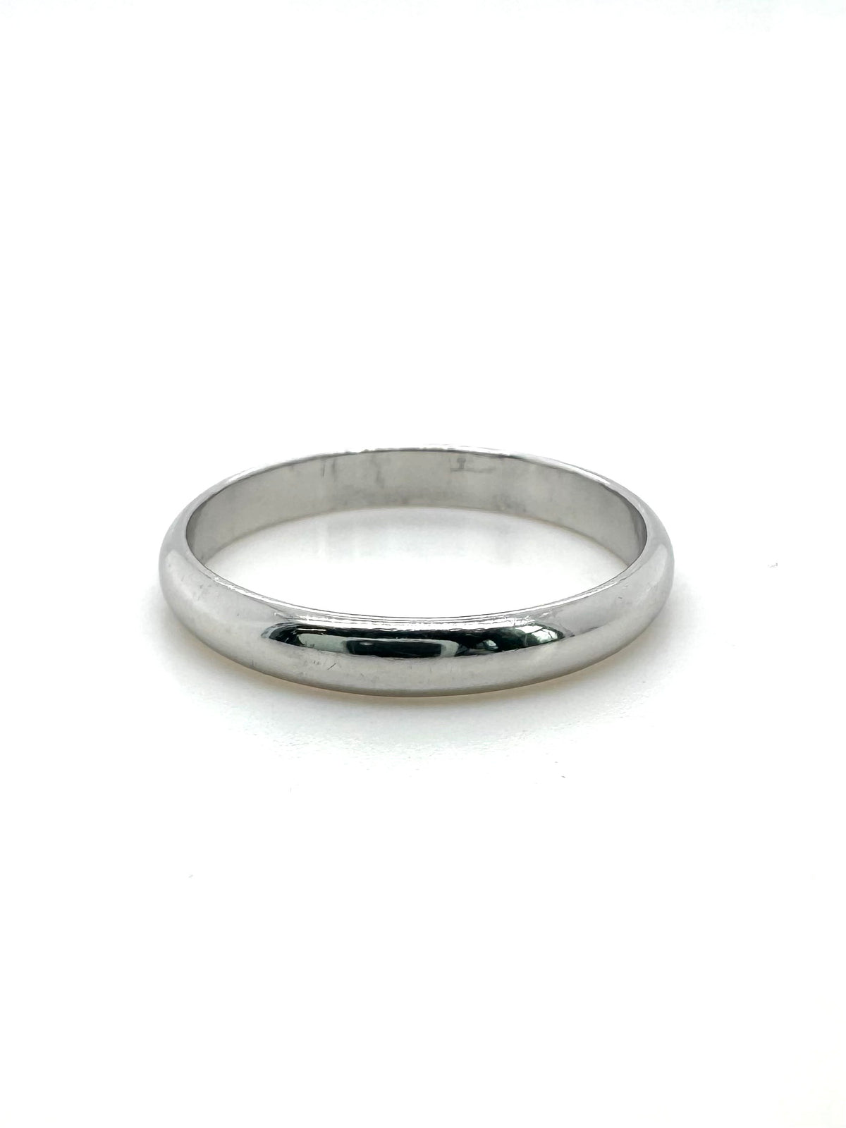 The 3mm Classic Band (Ready to ship in Polished Platinum Size 8)