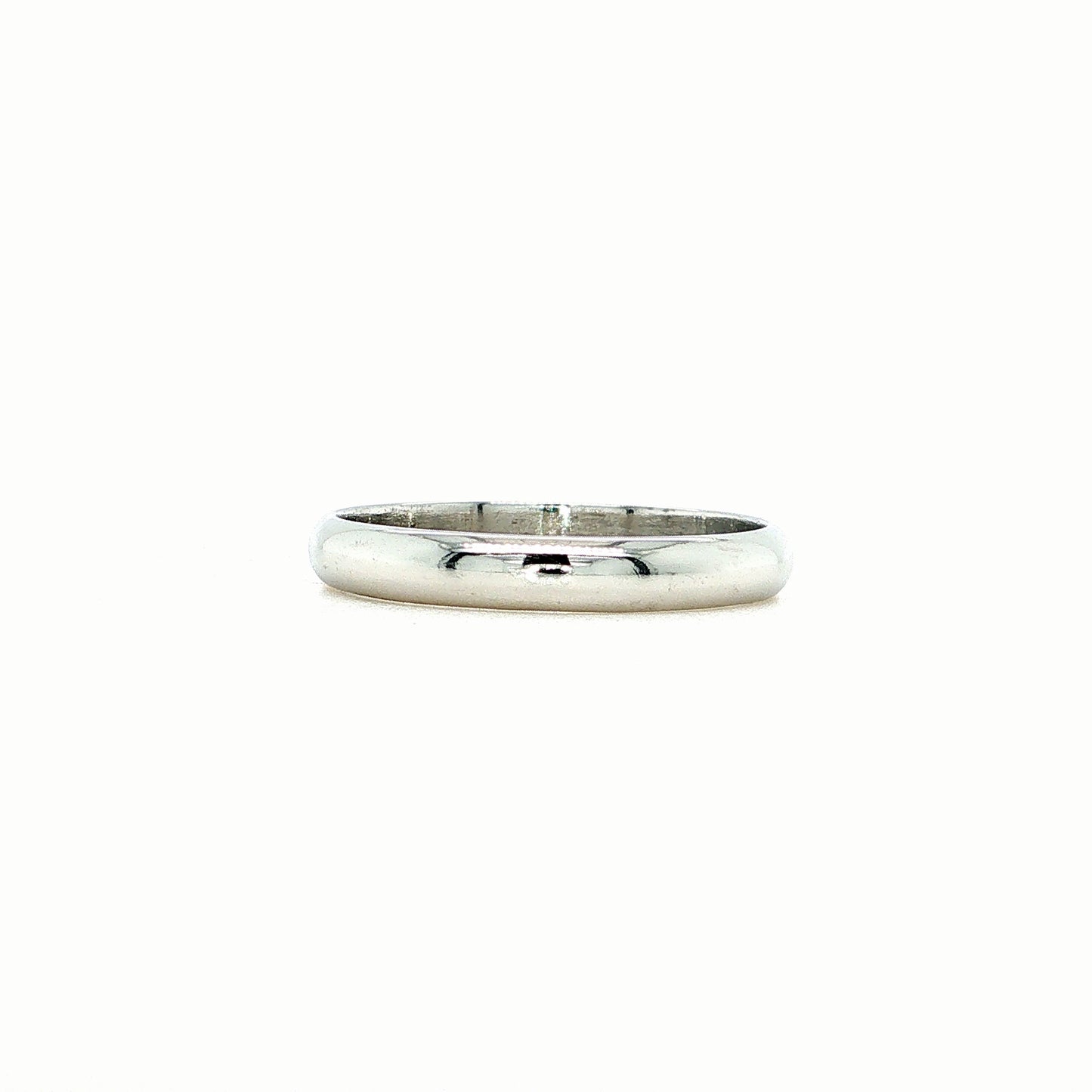 The 3mm Classic Band (Ready to ship in Polished Platinum Size 8)