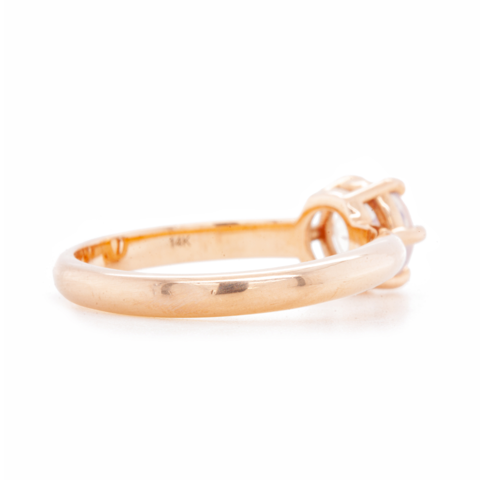 The Oregon Opal Solitaire (Ready to ship in size 6.75)