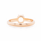 The Oregon Opal Solitaire (Ready to ship in size 6.75)