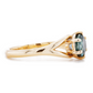 The Fairmined Split Shank MOYO Sapphire Solitaire (Ready to ship in size 6.5)