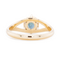 The Fairmined Split Shank MOYO Sapphire Solitaire (Ready to ship in size 6.5)