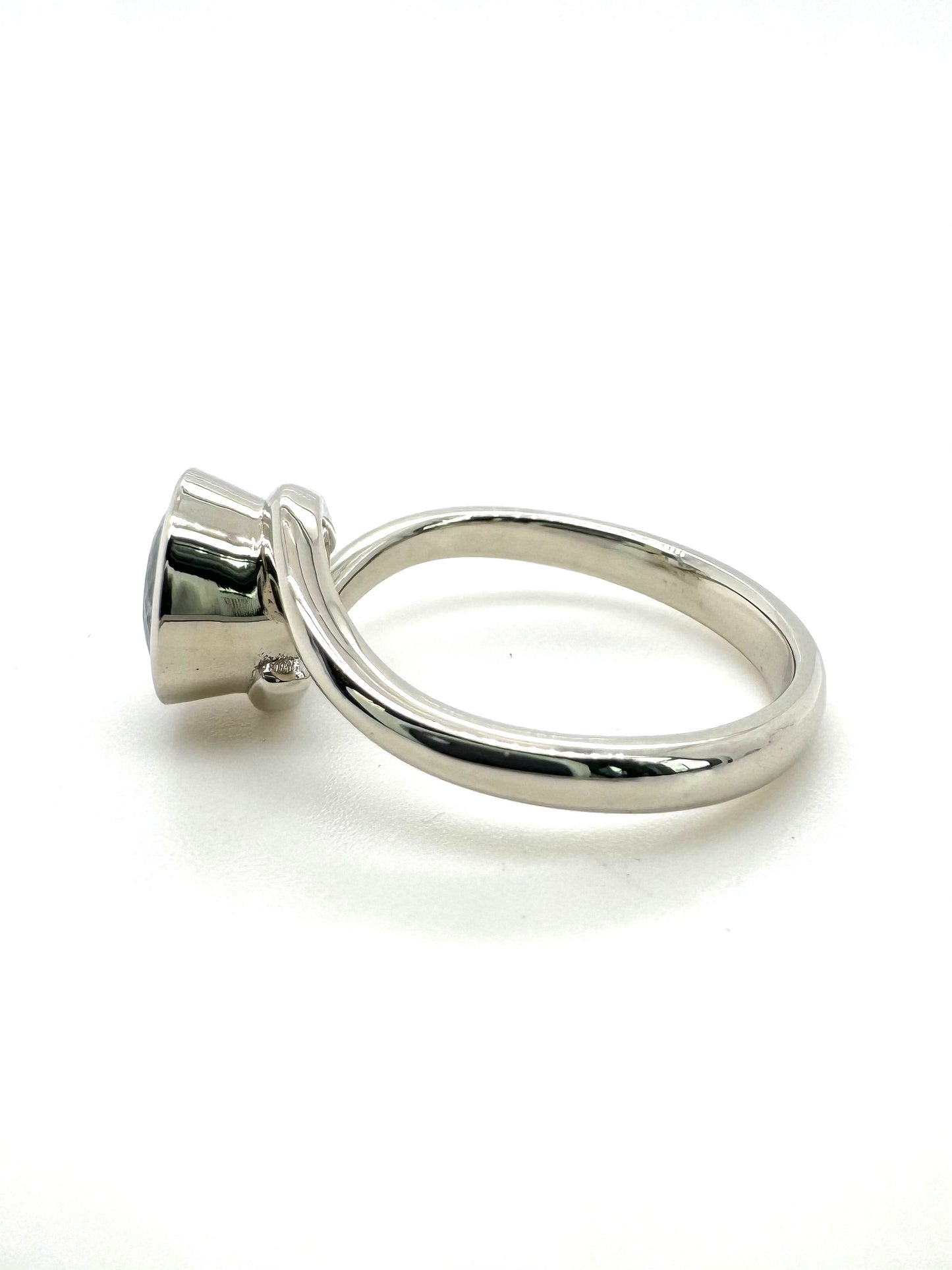 The Aquamarine Embrace Full Bezel (Ready to ship in size 5.75)