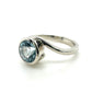 The Aquamarine Embrace Full Bezel (Ready to ship in size 5.75)