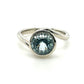 The Aquamarine Embrace Full Bezel (Ready to ship in size 5.75)