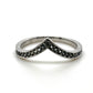 The Montana Sapphire Pointed Pavé Band (Ready to ship in size )