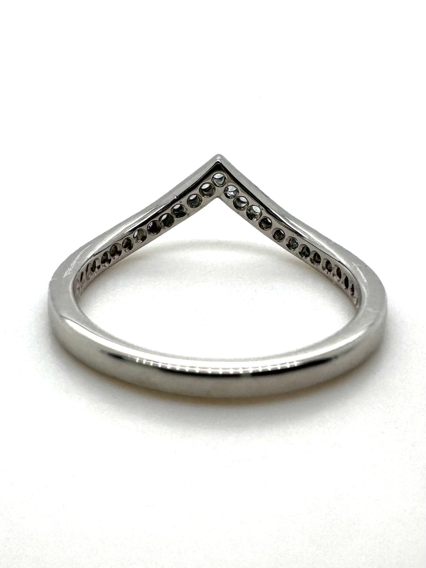 The Montana Sapphire Pointed Pavé Band (Ready to ship in size )