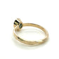 The Fairmined Low Set Oval Montana Sapphire Carved Solitaire (Ready to ship in size 7)