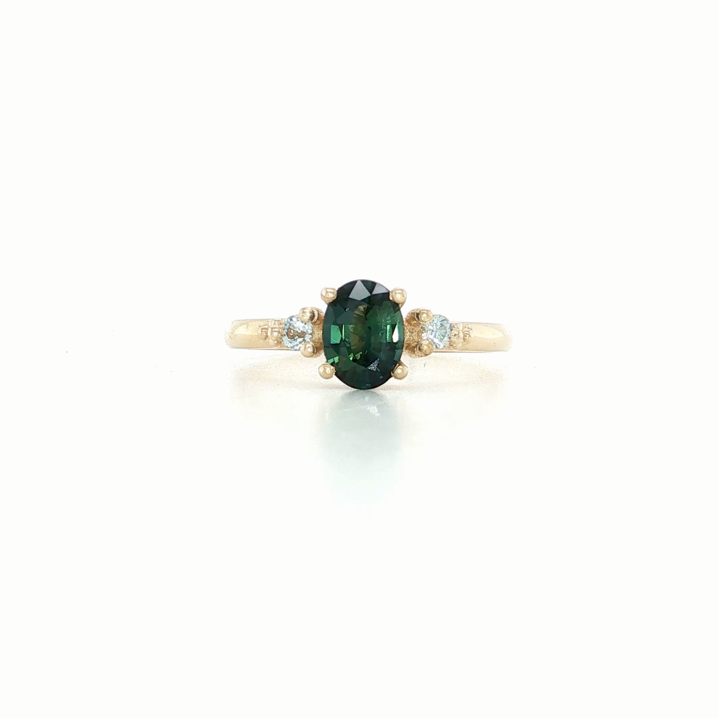 The Petite Sapphires Ring (Ready to ship in size 6)