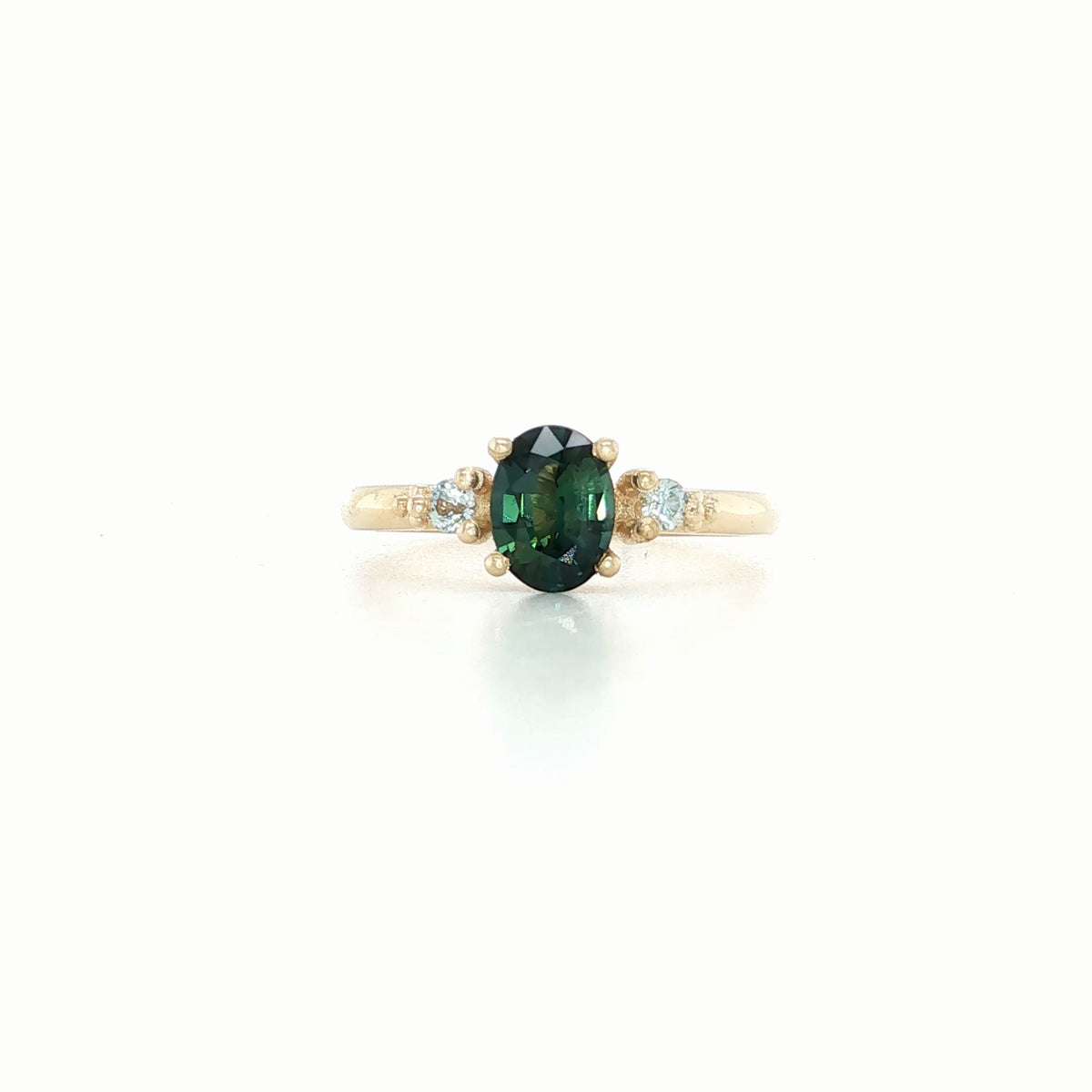 The Petite Sapphires Ring (Ready to ship in size 6)