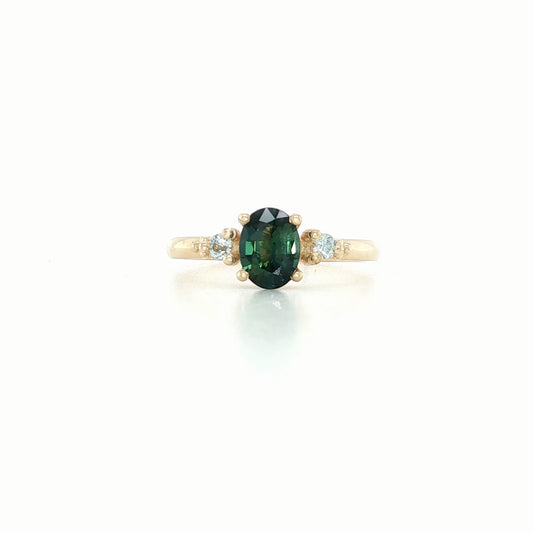 The Petite Sapphires Ring (Ready to ship in size 6)