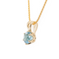 The Namibian Aquamarine Pendant Yellow Gold