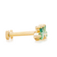 The Falling Leaves Studs Yellow Gold