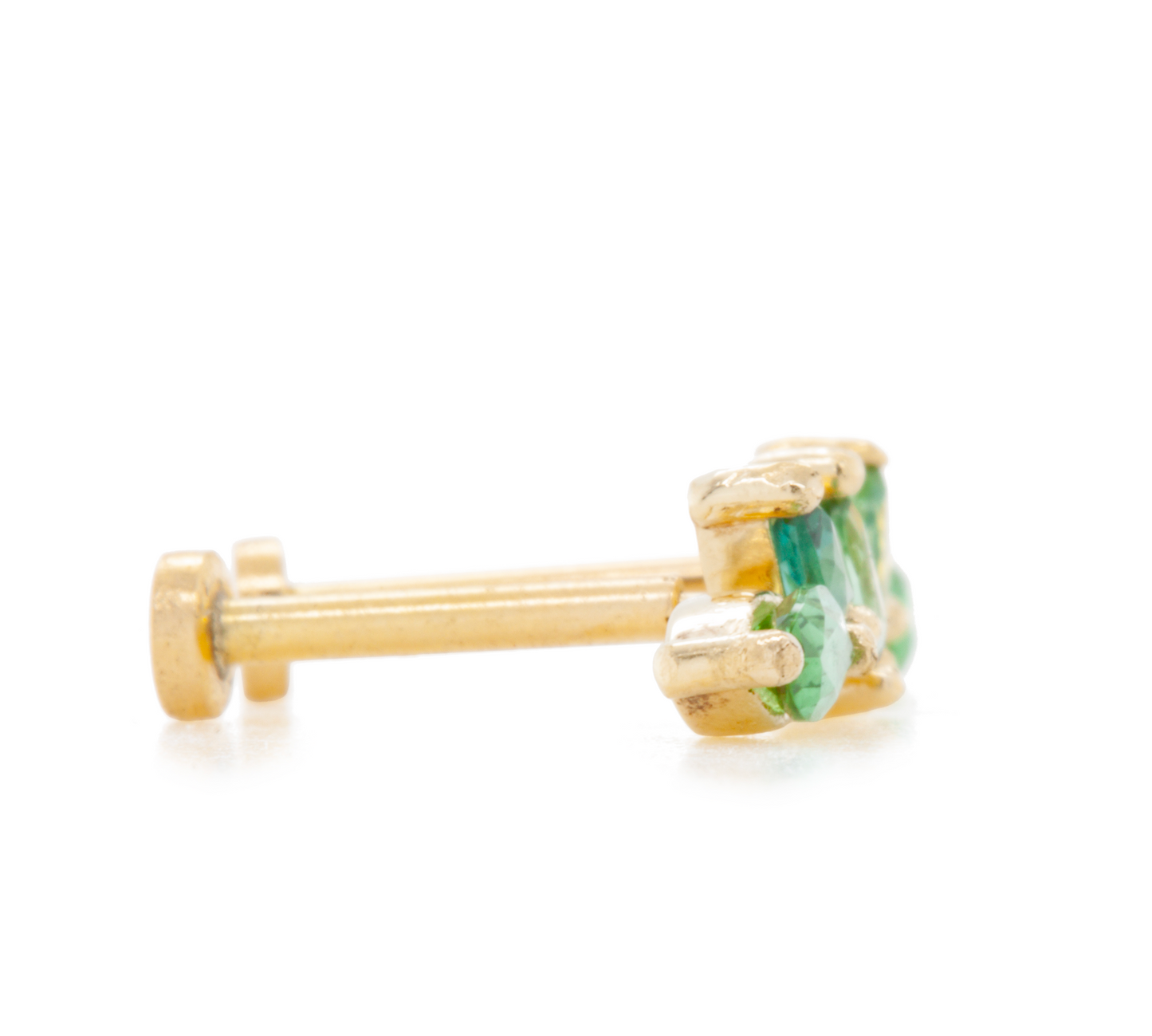 The Falling Leaves Studs Yellow Gold