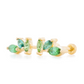 The Falling Leaves Studs Yellow Gold