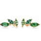The Falling Leaves Studs Yellow Gold