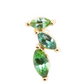 The Falling Leaves Studs Yellow Gold