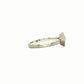 The Sapphire Princess-Cut Low Set Solitaire (Ready to ship in size 6.5)
